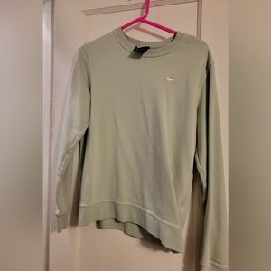 Nike green cree neck sweatshirt